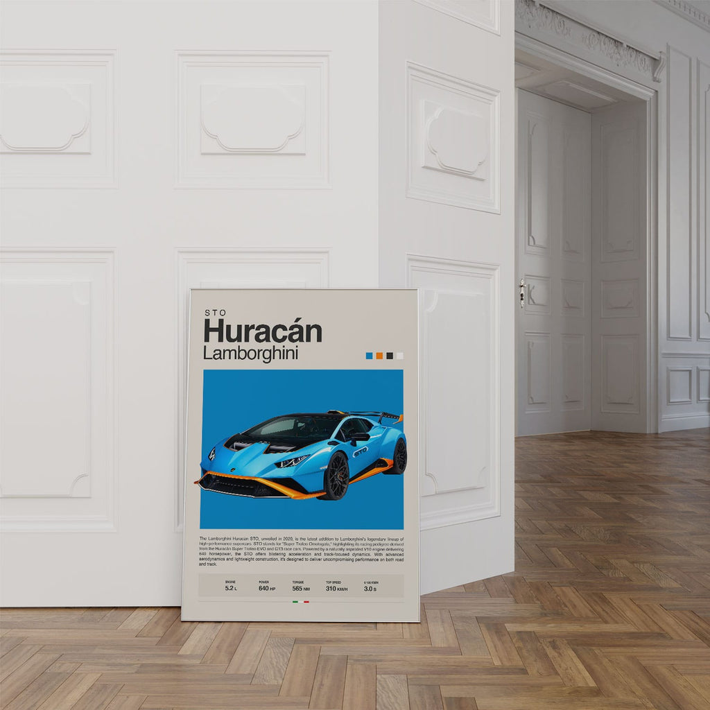 Lamborghini Huracán STO Poster