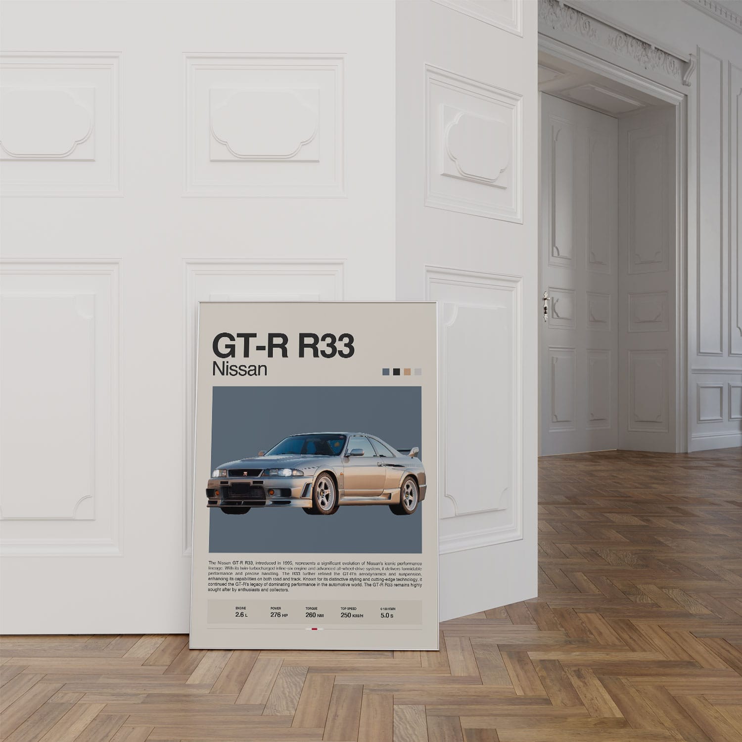 Nissan GT-R R33 Poster