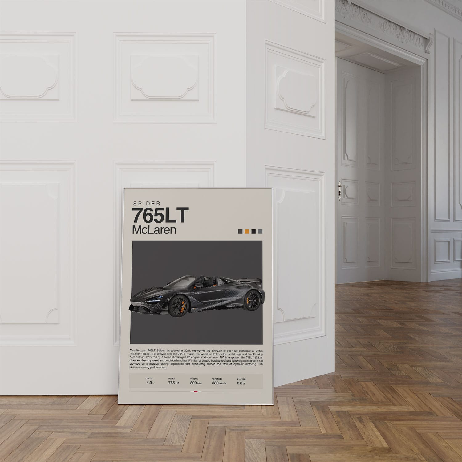 McLaren 765LT Spider Poster