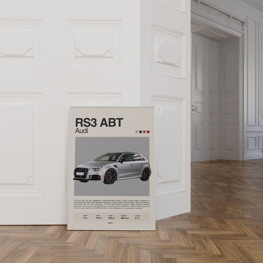 Audi RS3 ABT Poster