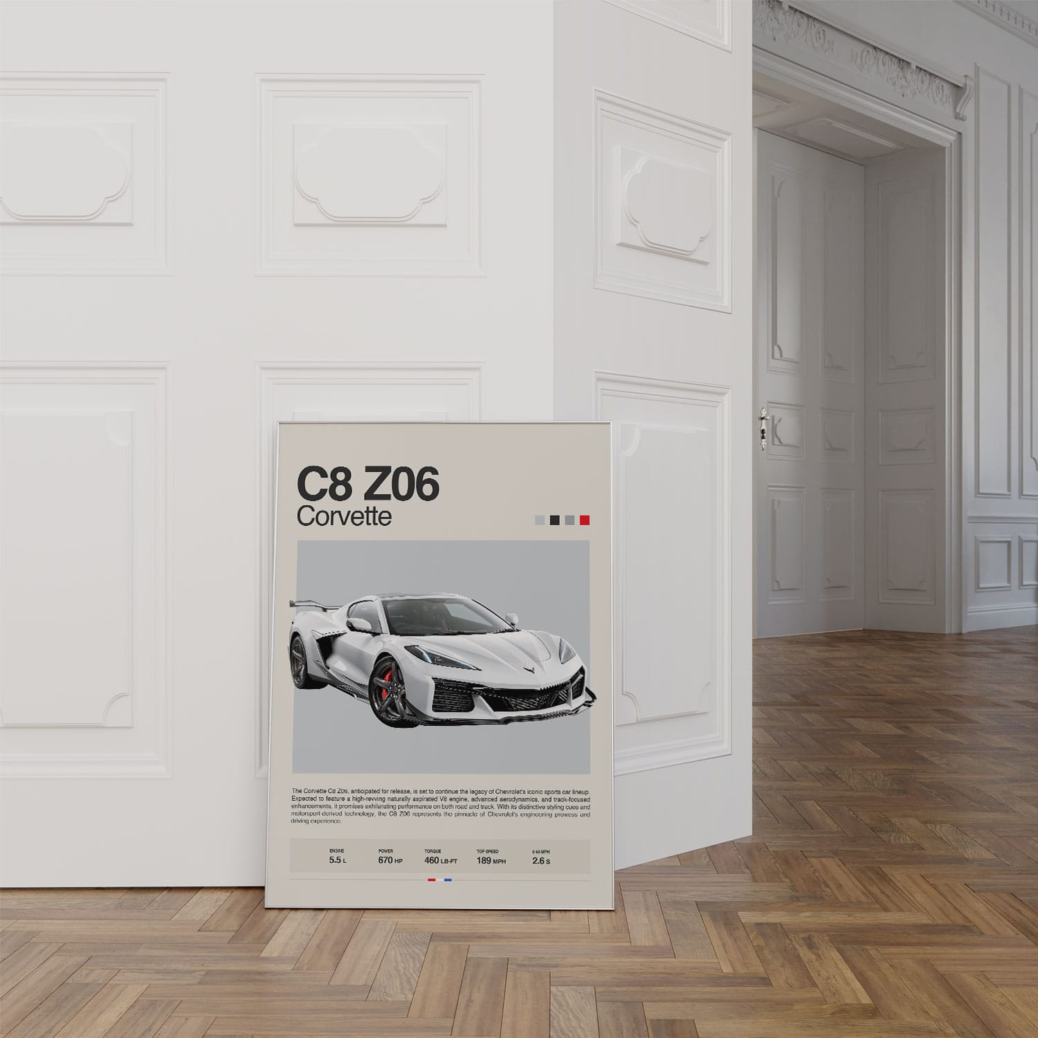 Corvette C8 Z06 Poster