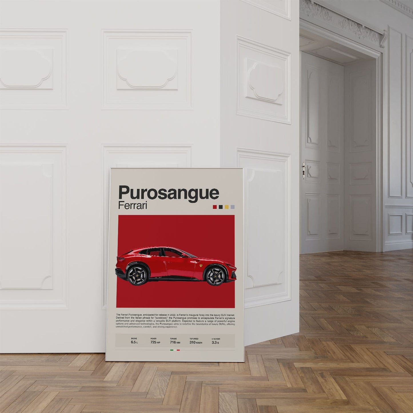 Ferrari Purosangue Poster