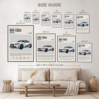 BMW M4 G82 Competition Poster