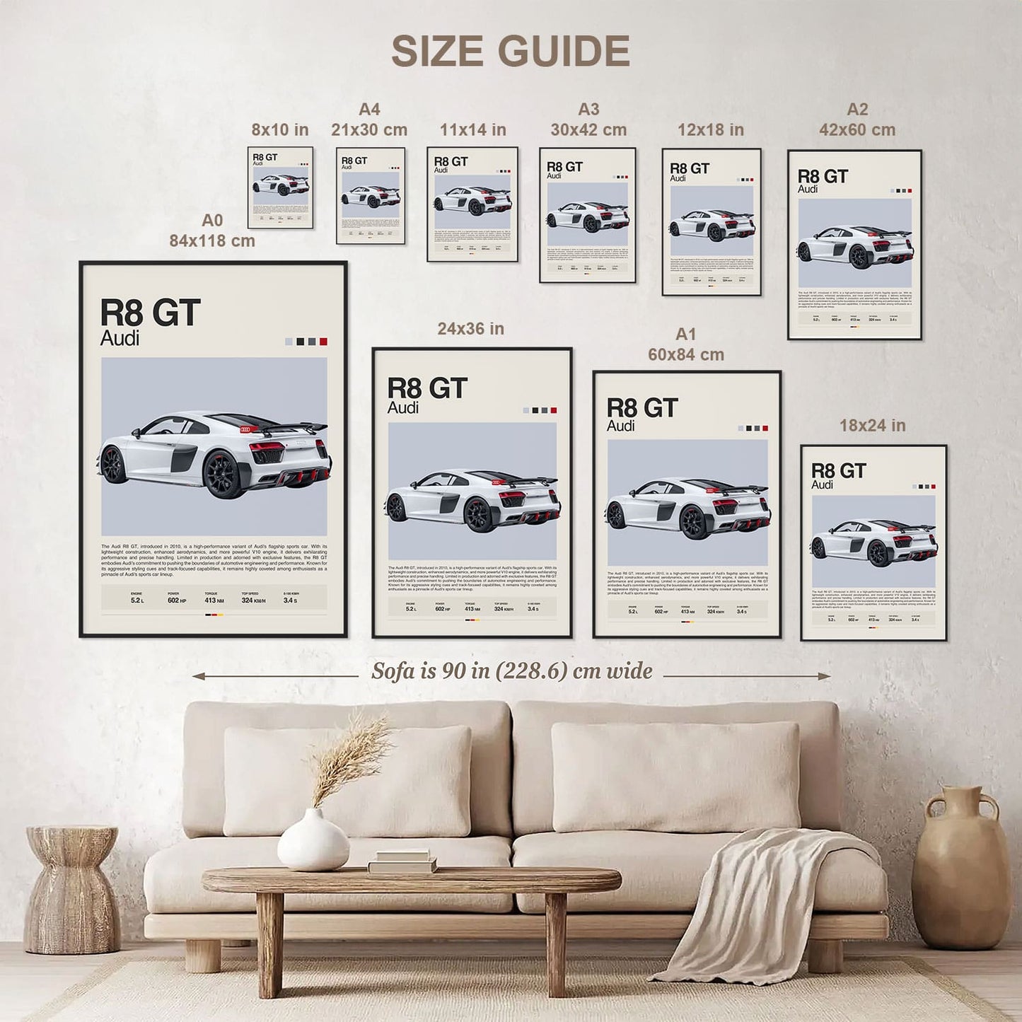 Audi R8 GT Poster