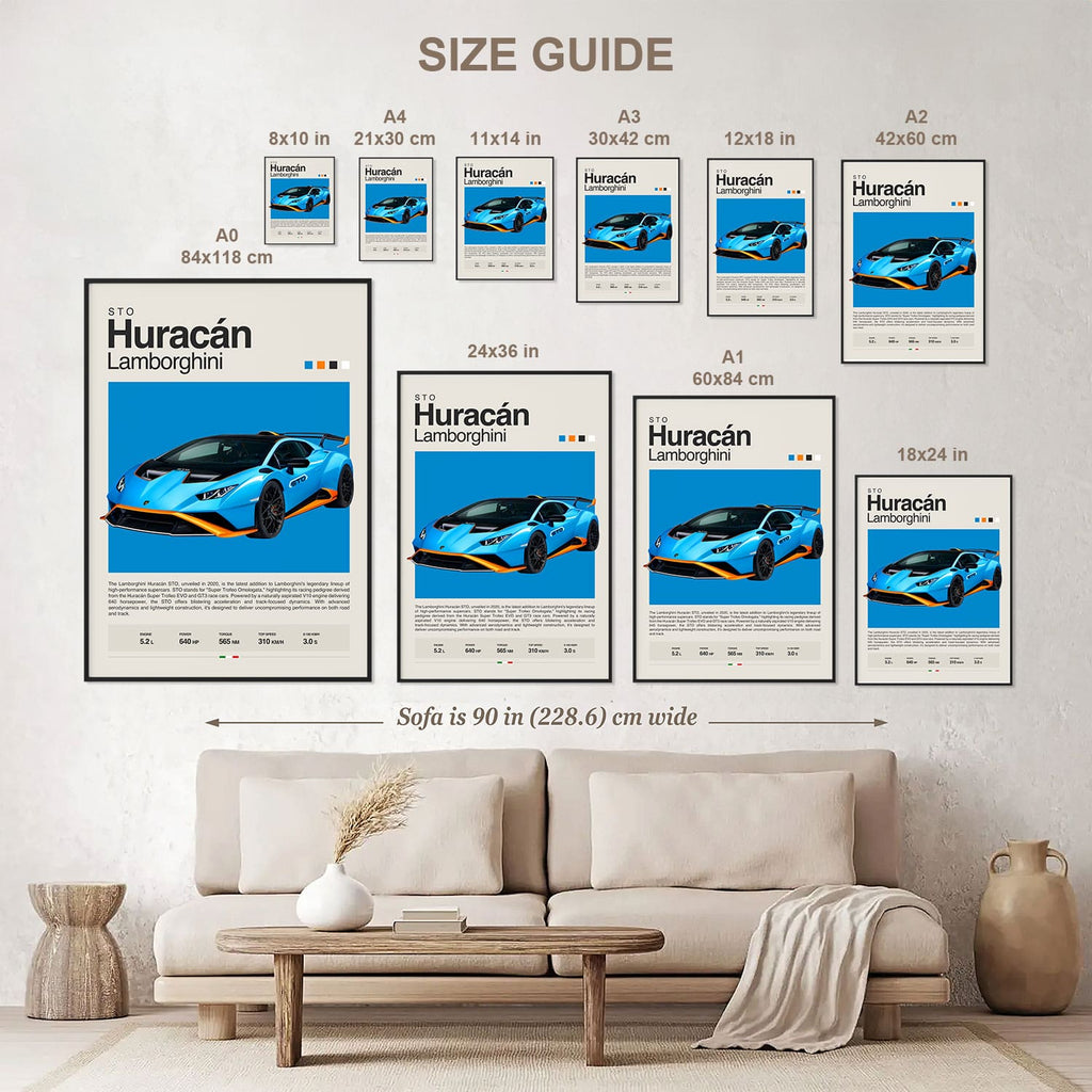 Lamborghini Huracán STO Poster