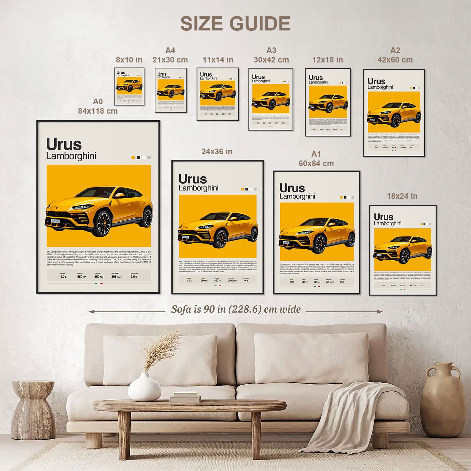Lamborghini Urus Poster