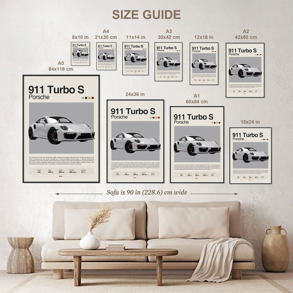 Porsche 911 Turbo S Poster