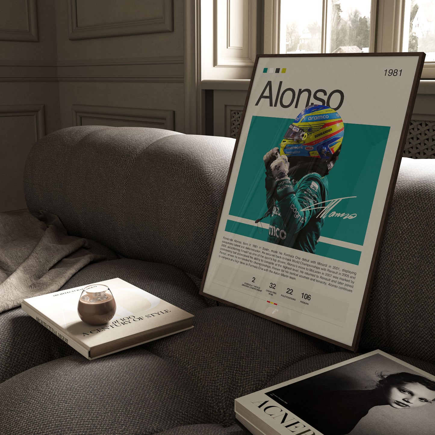 Fernando Alonso Poster Postersport