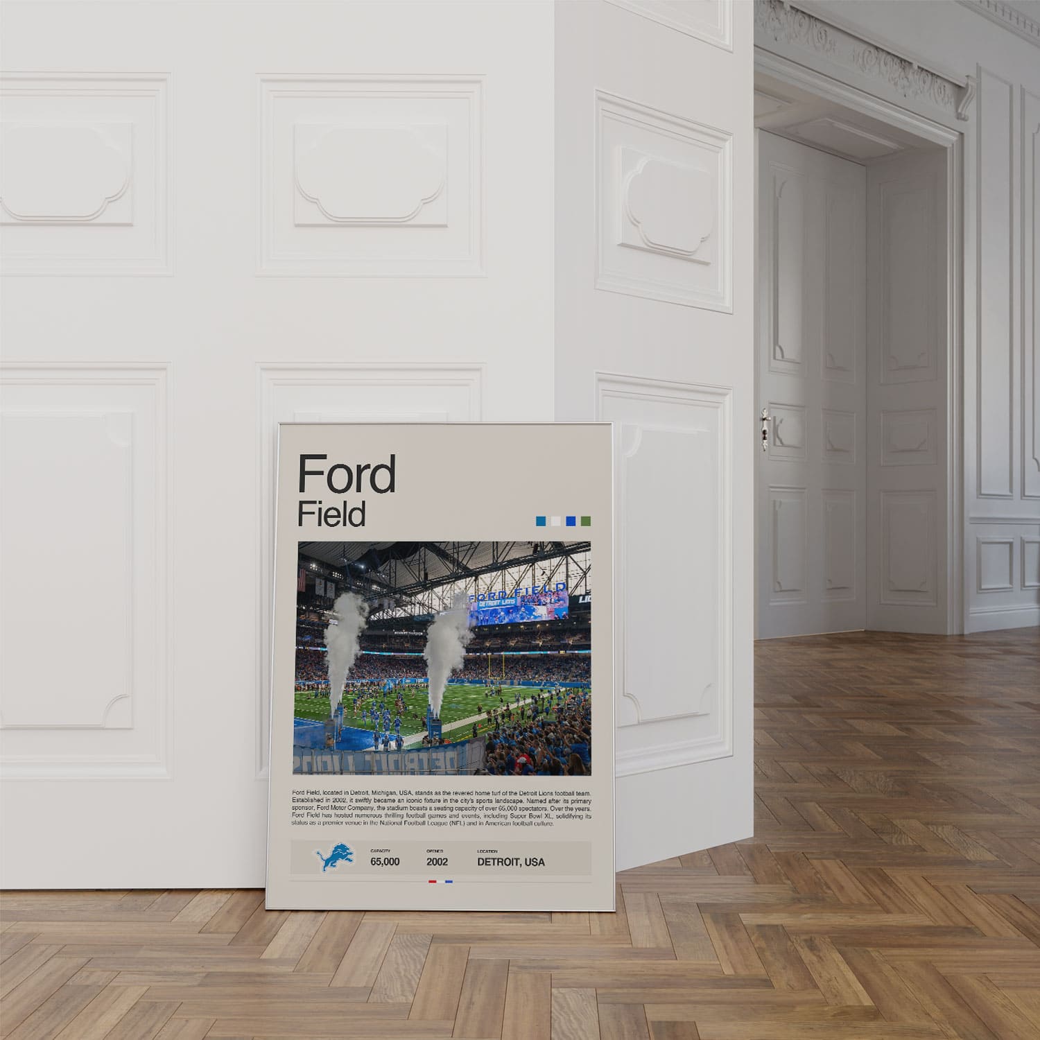 Ford Field Poster Postersport