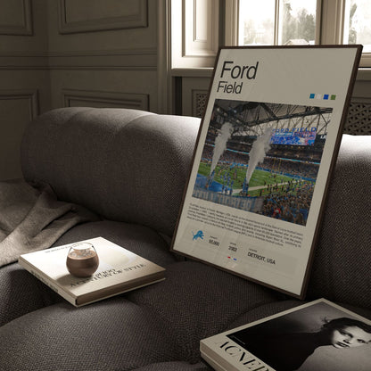 Ford Field Poster Postersport