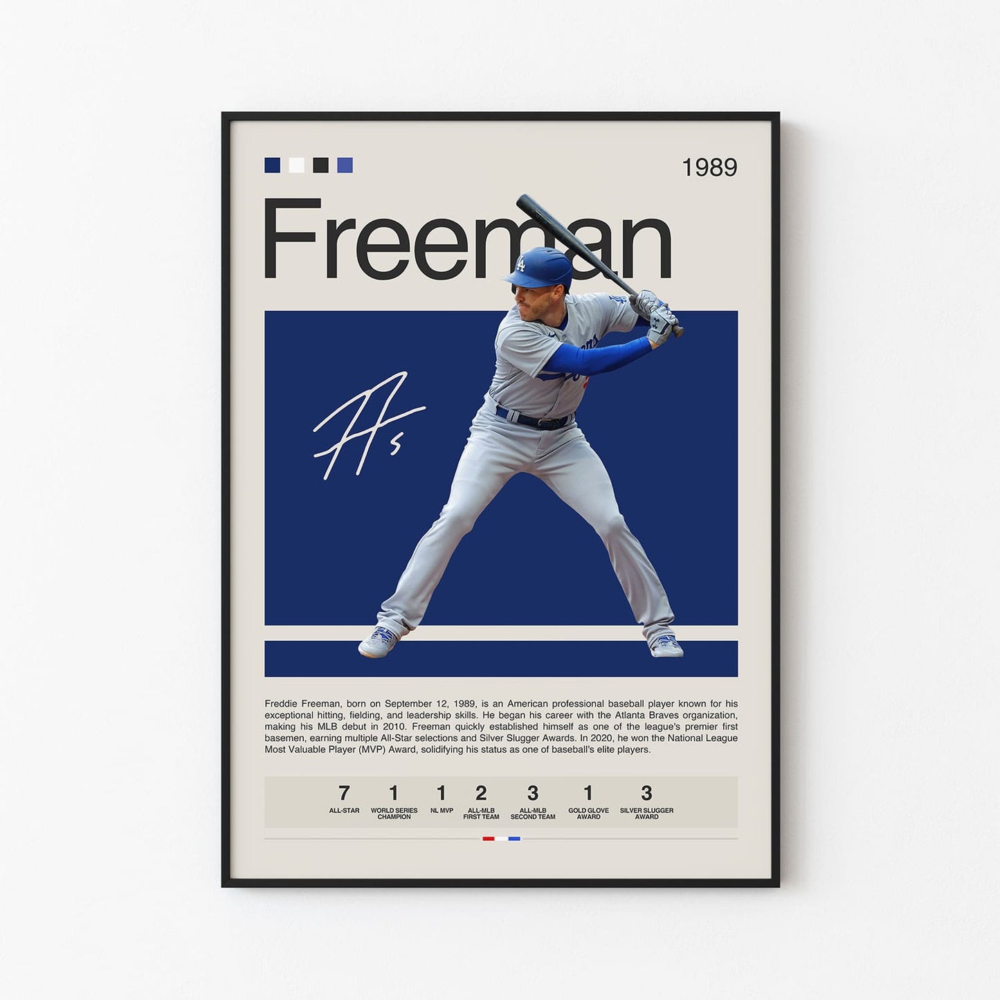 Freddie Freeman Poster Postersport