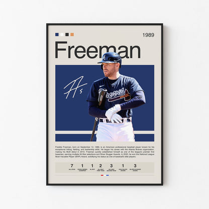 Freddie Freeman Poster Postersport