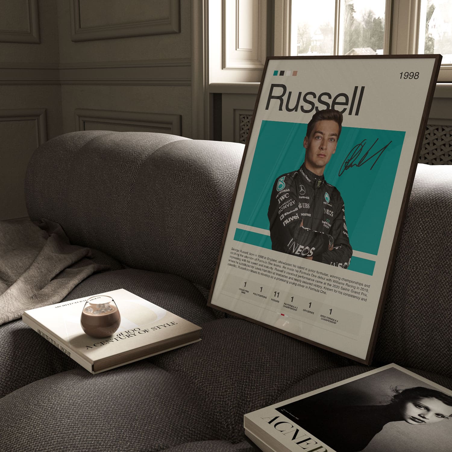 George Russel Poster Postersport