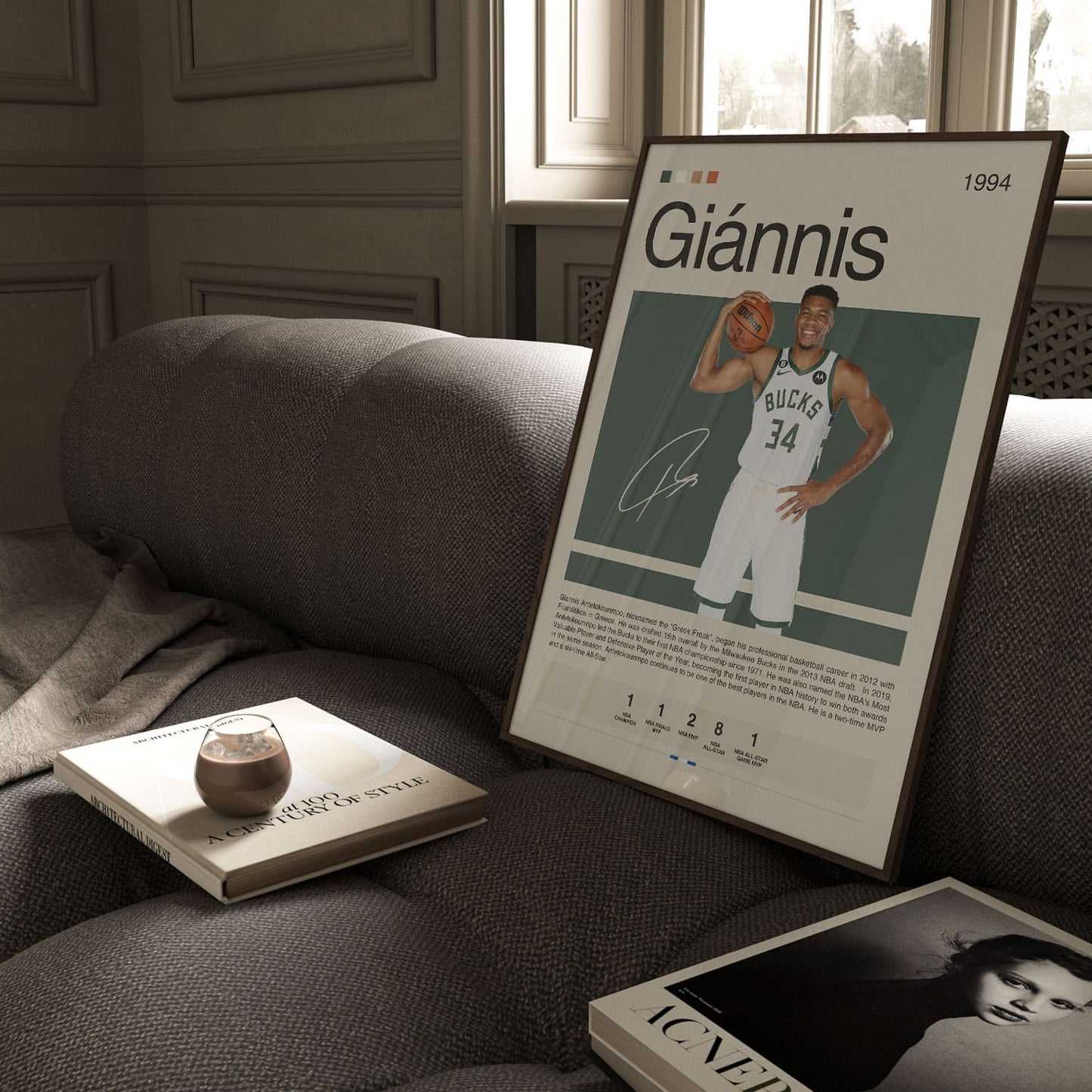 Giánnis Antetokoúnmpo Poster Postersport