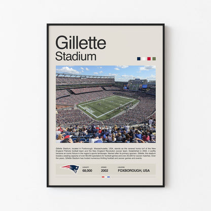 Gillette Stadium Poster Postersport