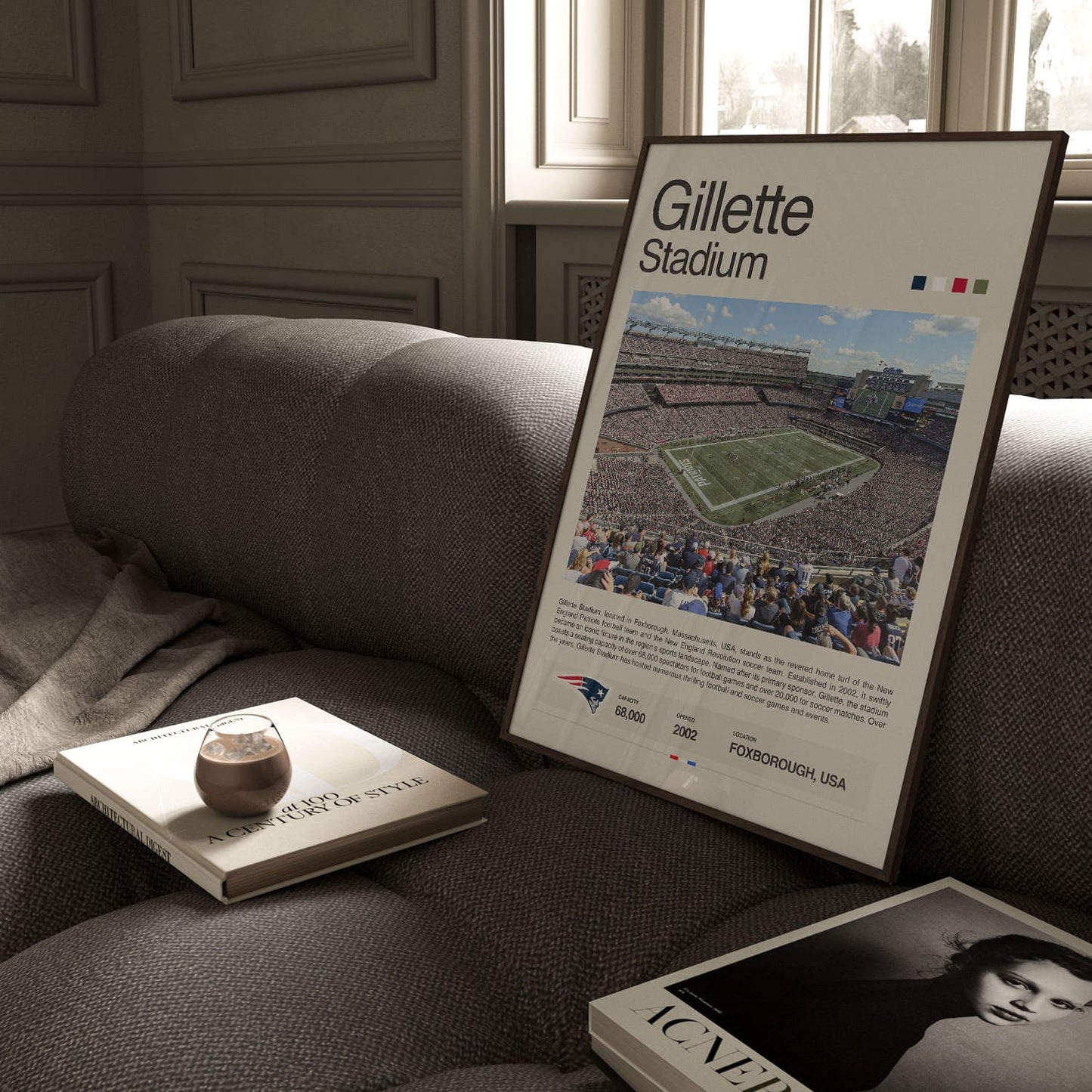 Gillette Stadium Poster Postersport