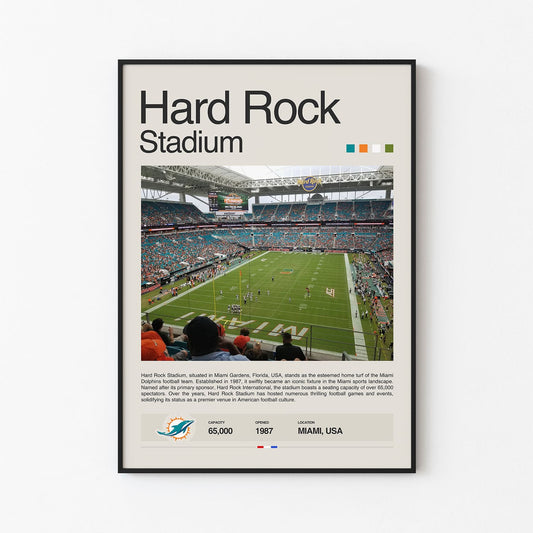 Hardrock Stadium Poster Postersport