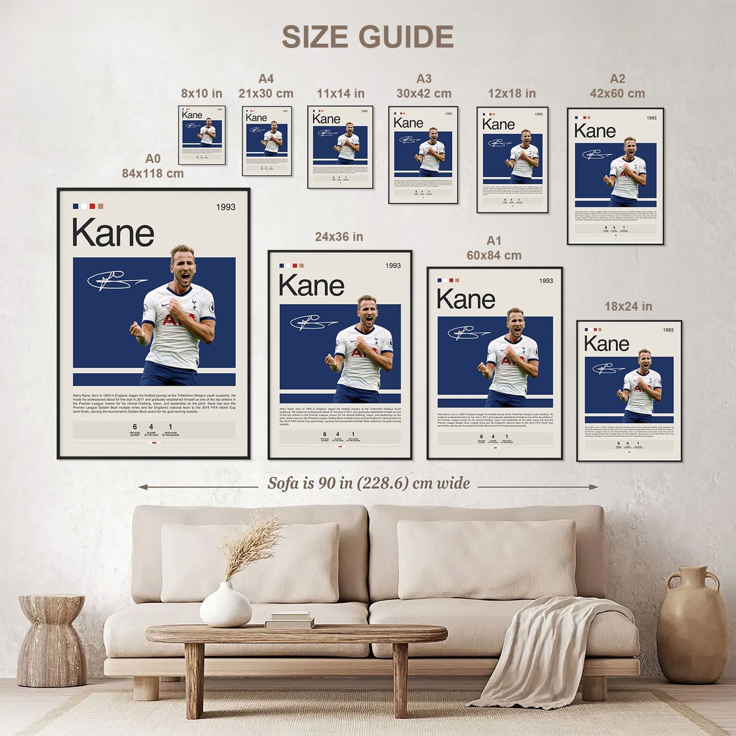 Harry Kane Poster Postersport