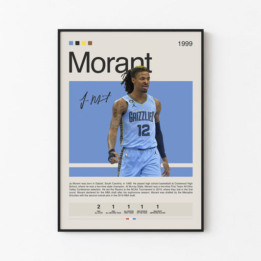 Ja Morant Poster Postersport