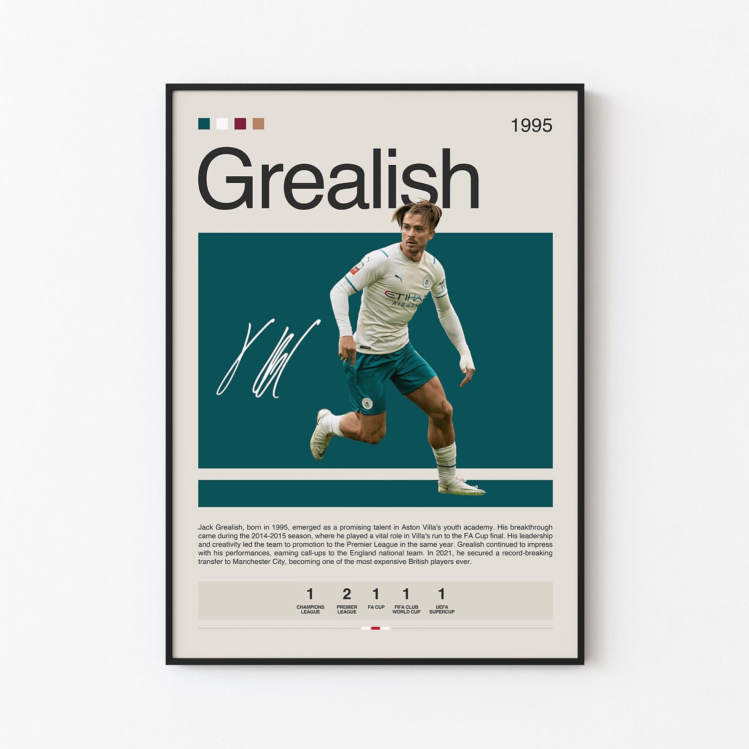 Jack Grealish Poster Postersport