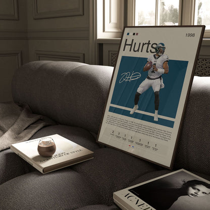 Jalen Hurts Poster Postersport