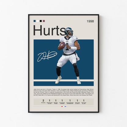 Jalen Hurts Poster Postersport