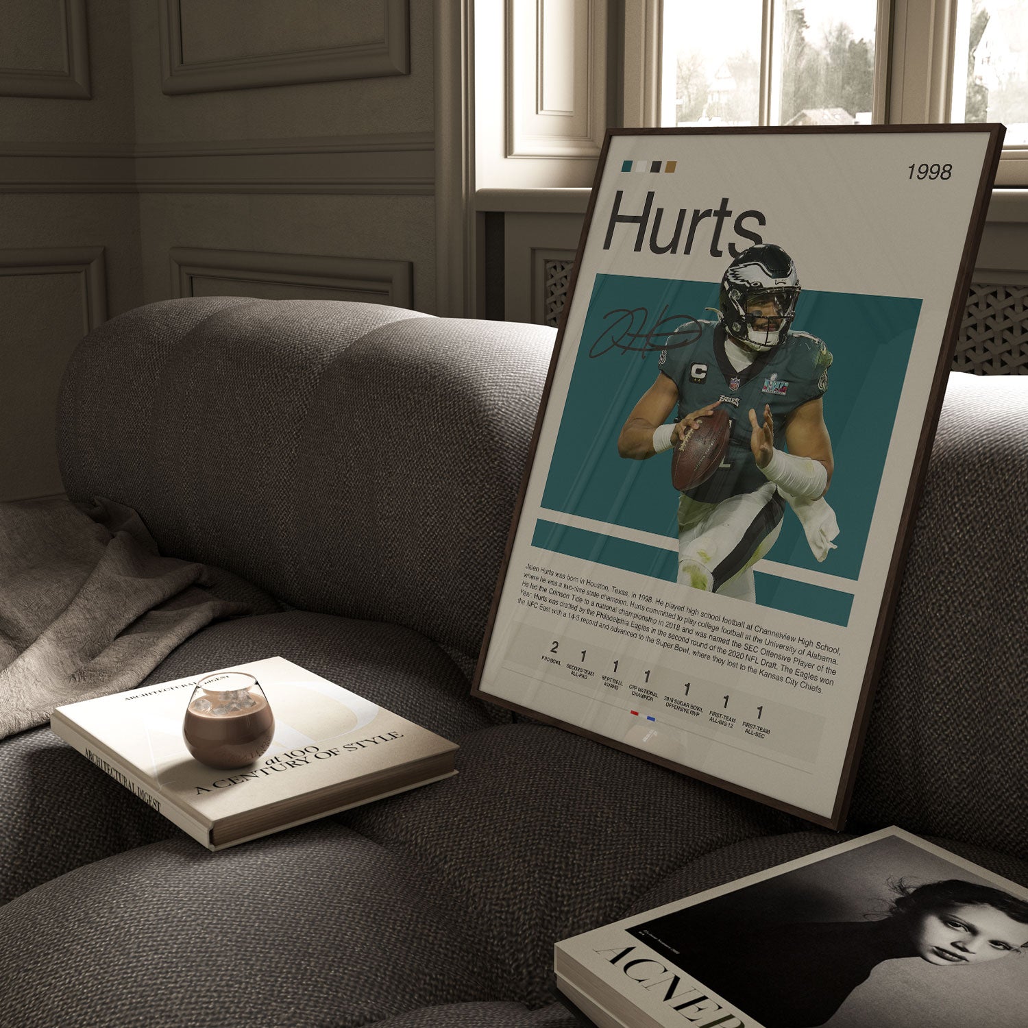 Jalen Hurts Poster Postersport