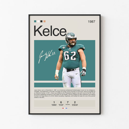 Jason Kelce Poster Postersport