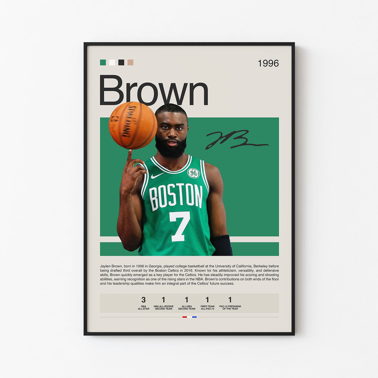 Jaylen Brown Poster Postersport