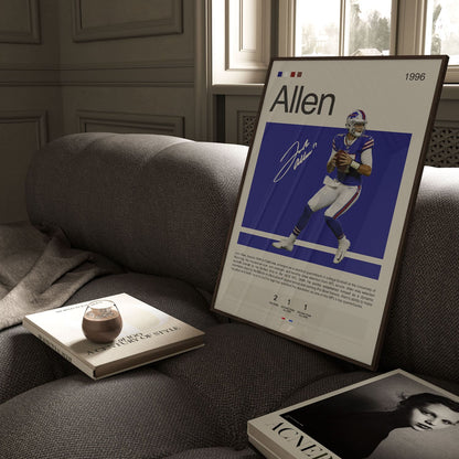 Josh Allen Poster Postersport