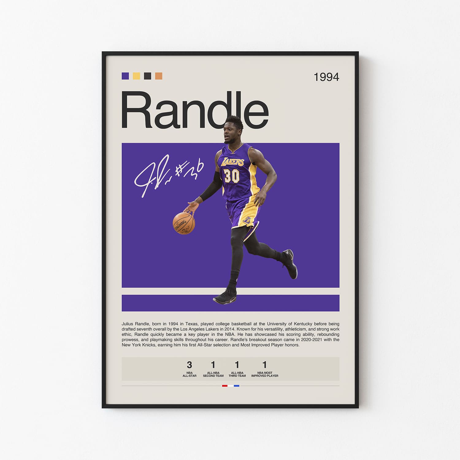 Julius Randle Poster Postersport