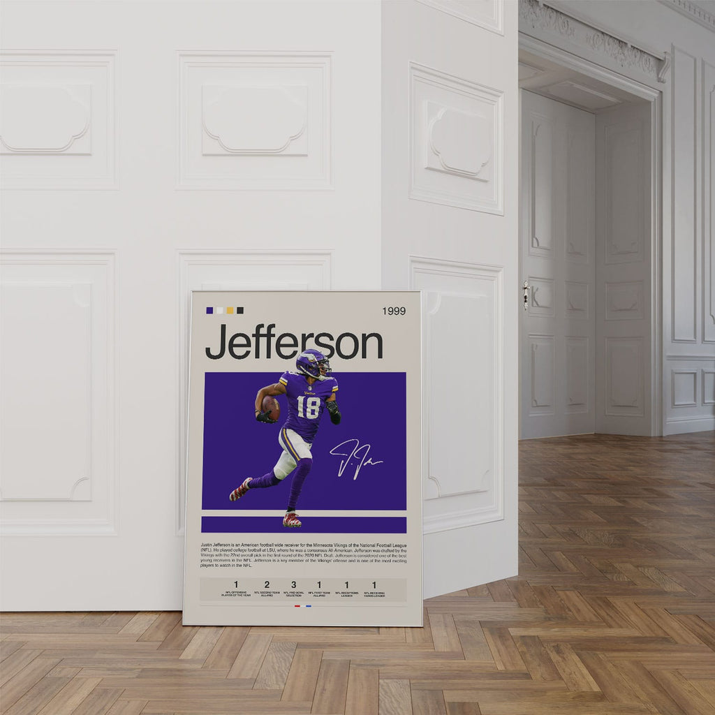 Justin Jefferson Poster Postersport