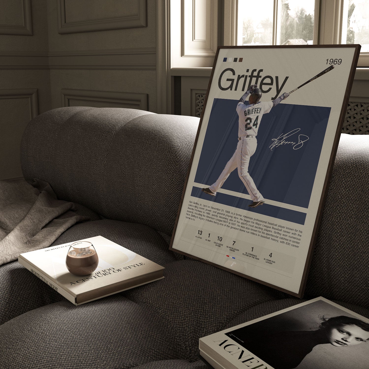 Ken Griffey Poster Postersport