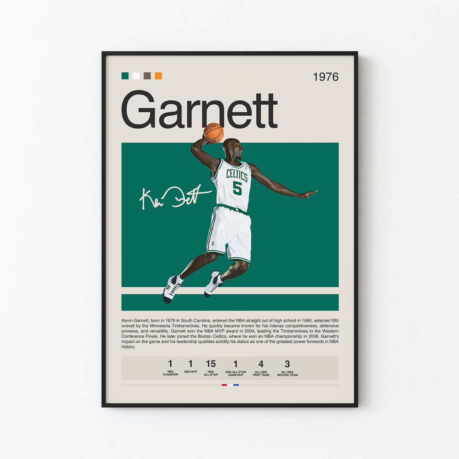 Kevin Garnett Poster Postersport