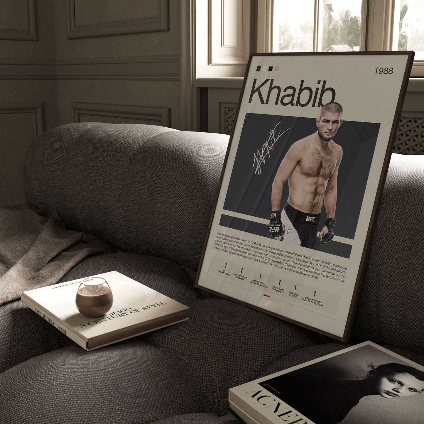 Khabib Nurmagomedov Poster Postersport