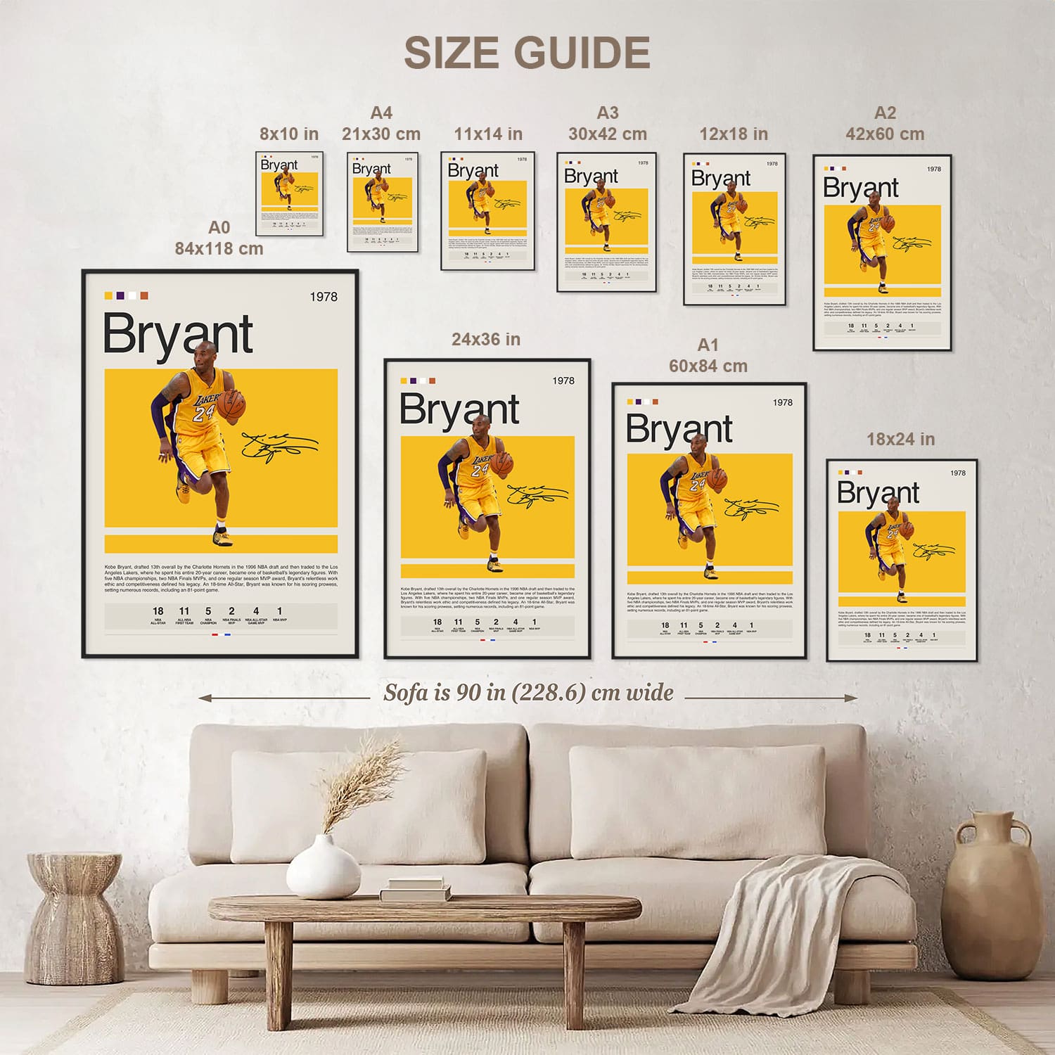 Kobe Bryant Poster Postersport