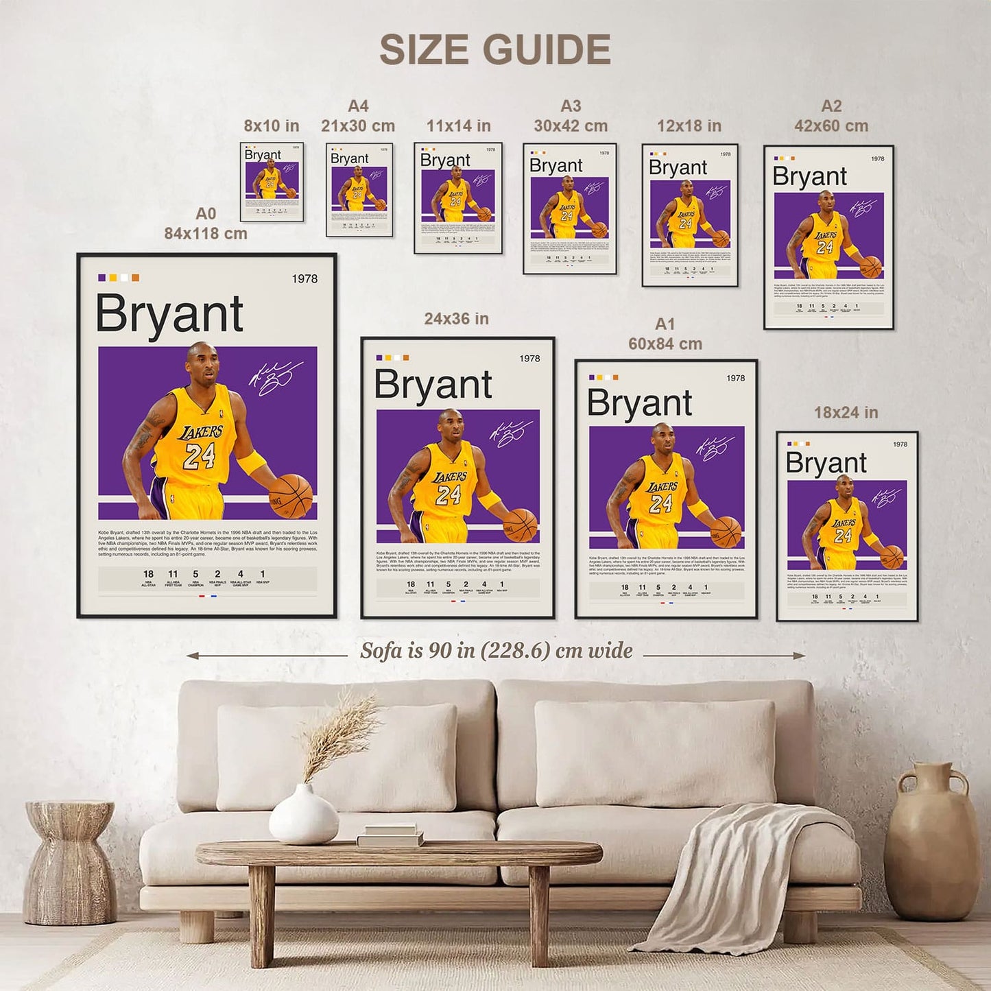 Kobe Bryant Poster Postersport