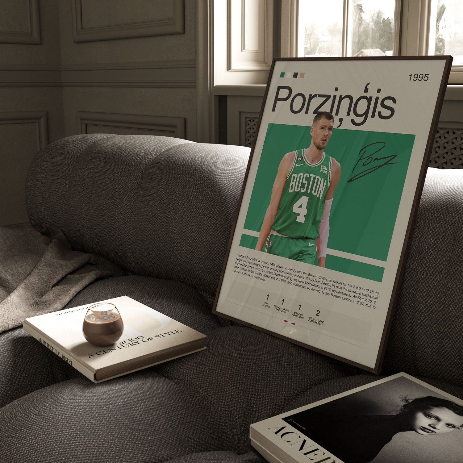 Kristaps Porzingis Poster Postersport