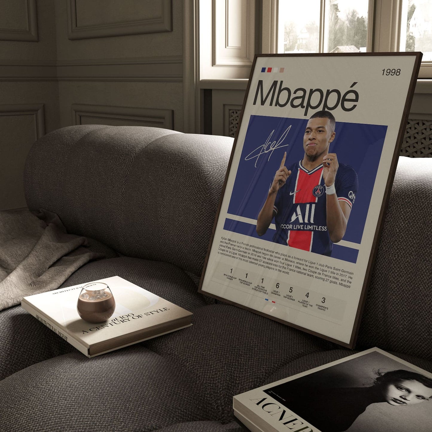 Kylian Mbappé Poster Postersport