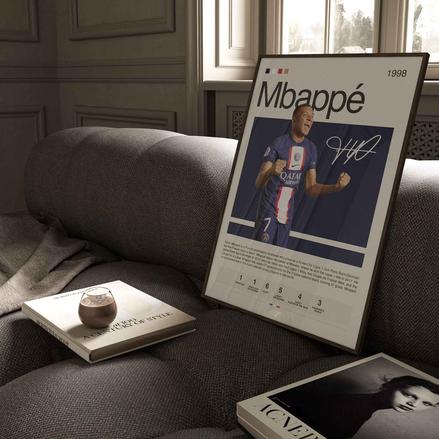 Kylian Mbappé Poster Postersport