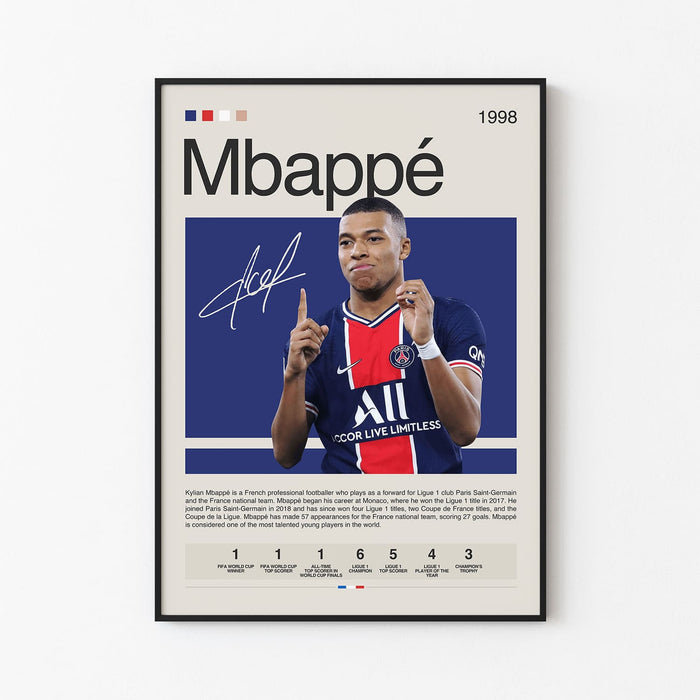 Kylian Mbappé Poster