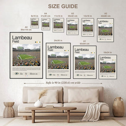 Lambeau Field Poster Postersport