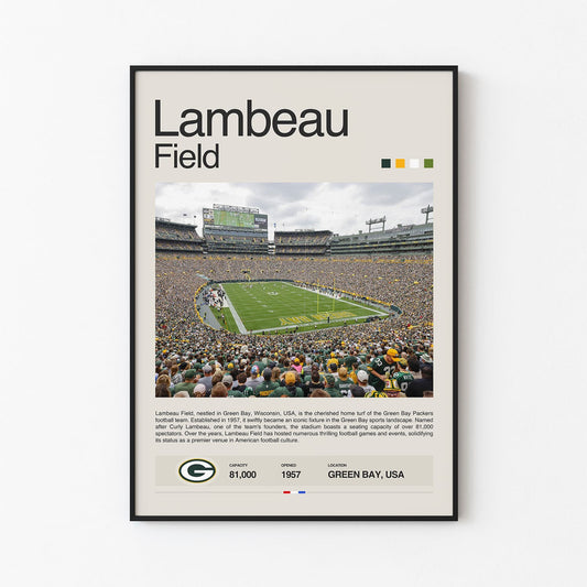 Lambeau Field Poster Postersport