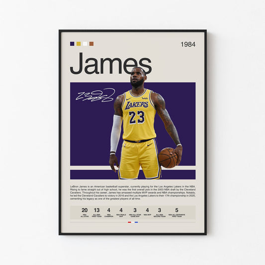 Lebron James Poster Postersport