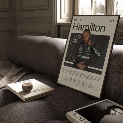 Lewis Hamilton Poster Postersport