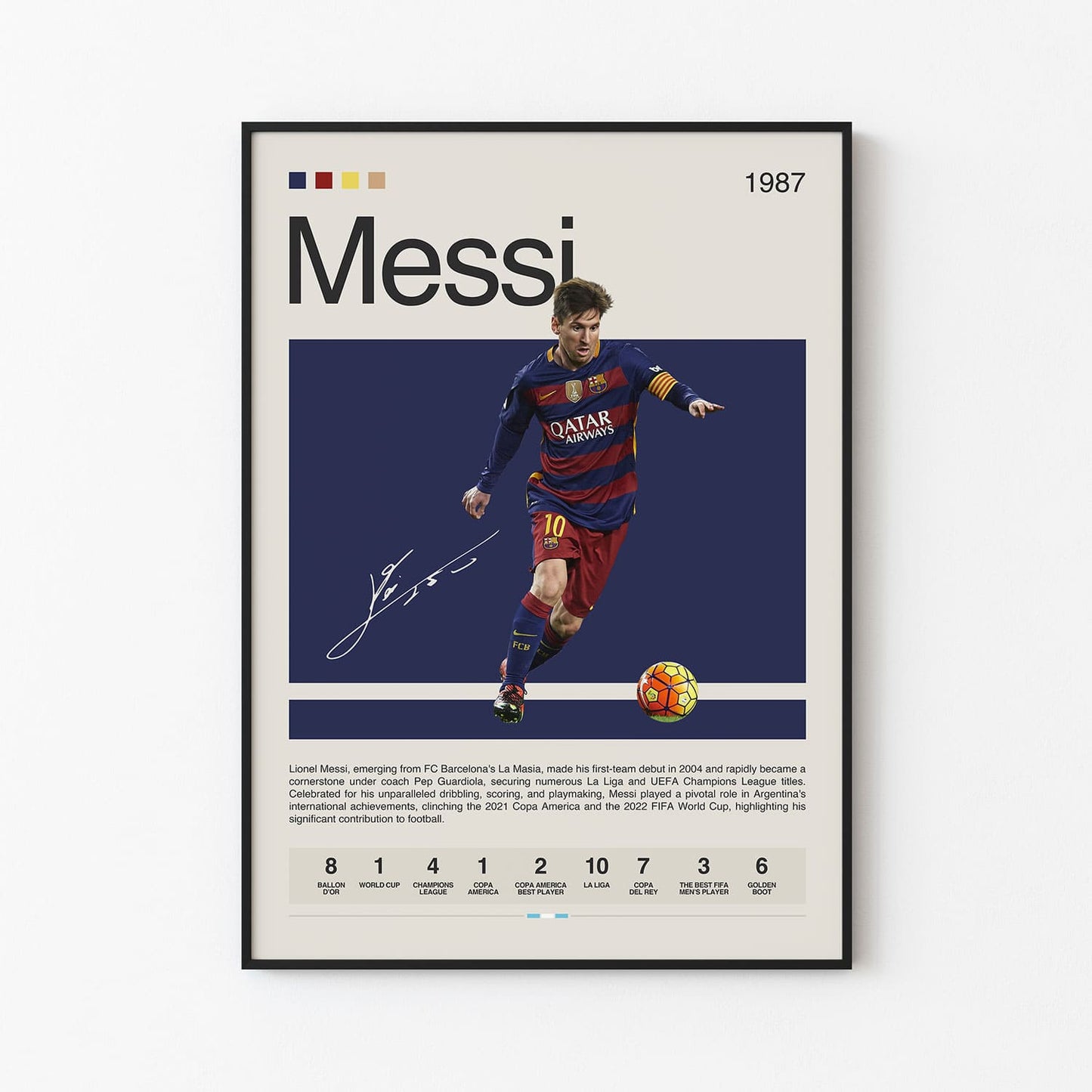 Lionel Messi Poster Postersport