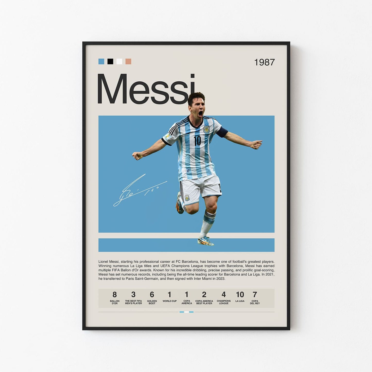 Lionel Messi Poster Postersport