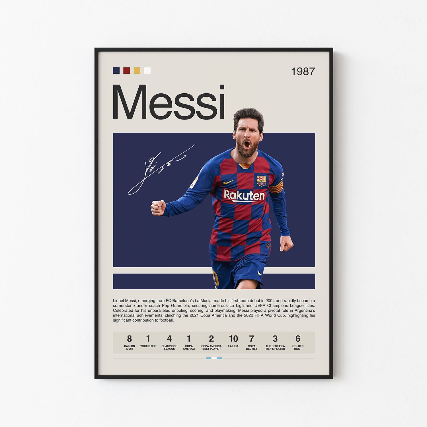 Lionel Messi Poster Postersport