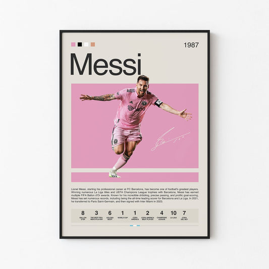 Lionel Messi Poster Postersport