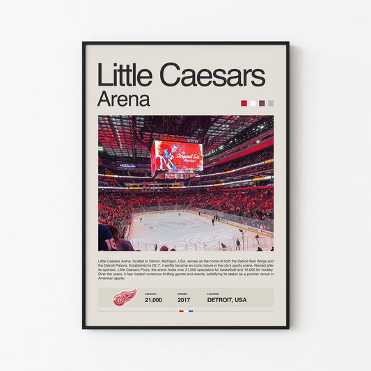 Little Caesars Arena Poster Postersport